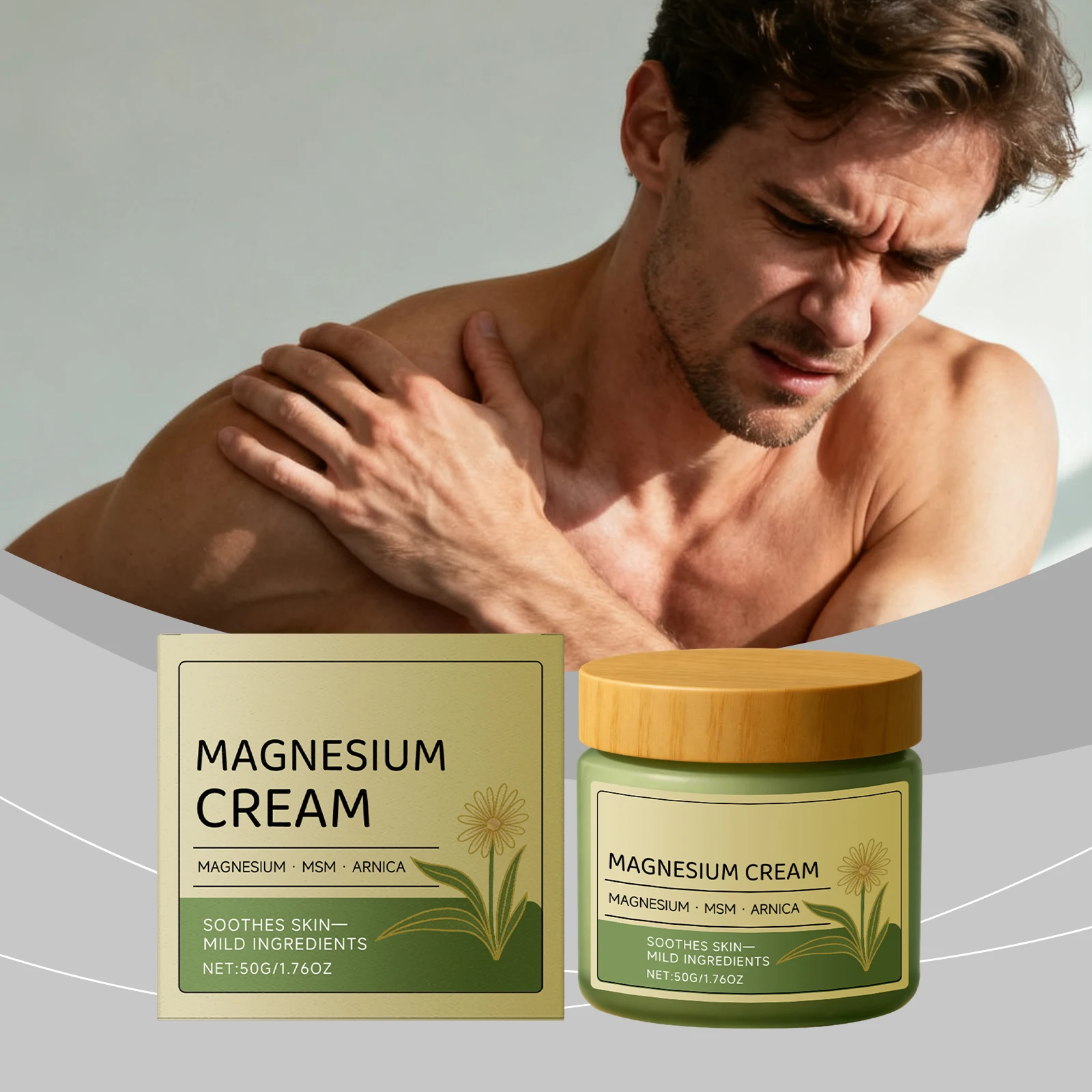 Herbal Joint Care Balm Gentle Topical Massage Ointment Fast Absorb Non Sticky For Knee Ankle Elbow Leg Fatigue Relief Daily