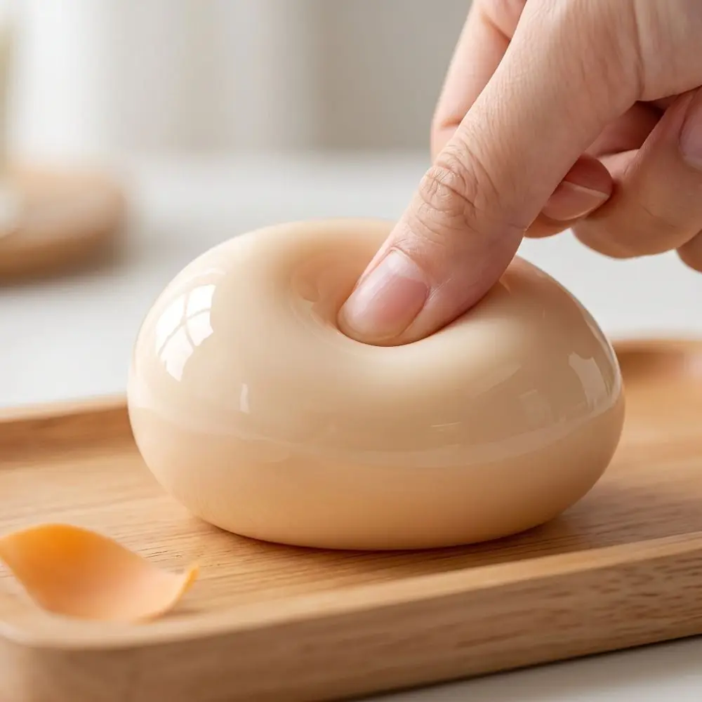 Crunchy Crunchy Egg Squishy Sound Effects Moldable Handmade Egg Squeezing Kneading Soft Sensory Fidget Office Desk