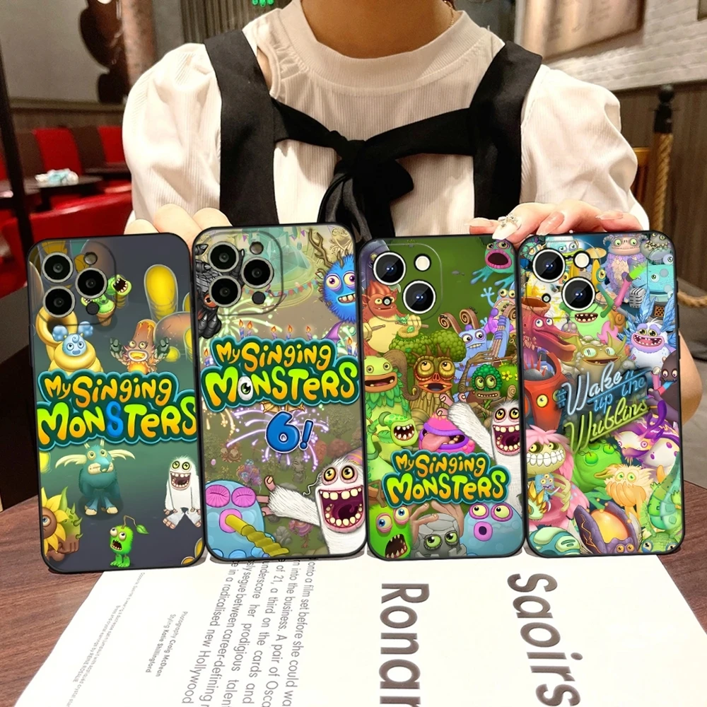 My Singing Monsters Phone Case for iphone 15 Pro Max 14 Pro Max 12 13 Mini 11 Xr X Xs 8 7 Plus Silicone Back Cover