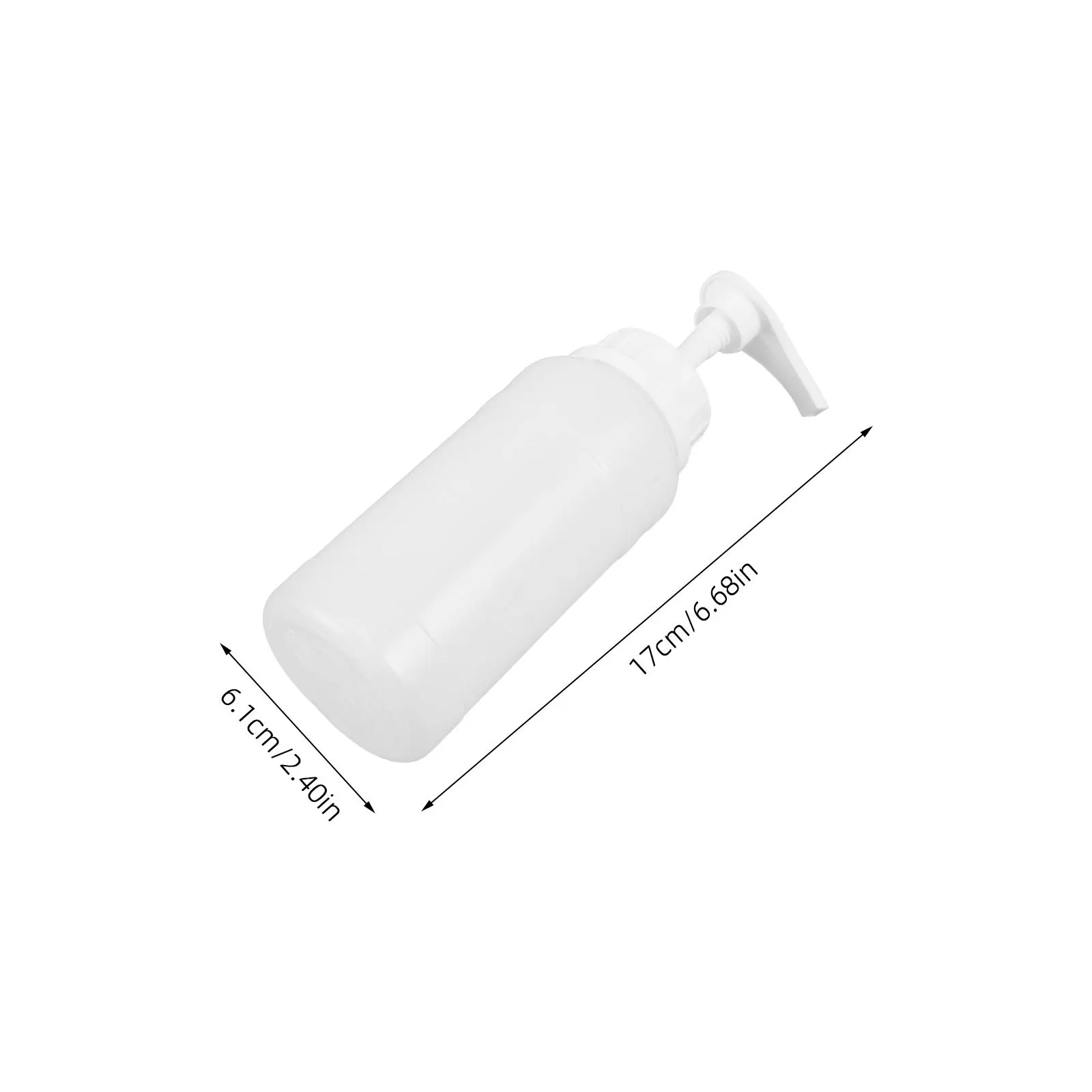 Dispensador de bomba de loción de 300Ml, botella de plástico para jabón líquido, champú, baño rellenable, contenedor a prueba de fugas, 6 uds.