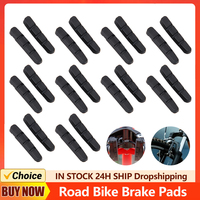 1-10 Pair Road Bike Brake Pads Shoes for 450TCR Bicycle C Clamp Brake Rubber Pads for Outdoor Cycling Supplies