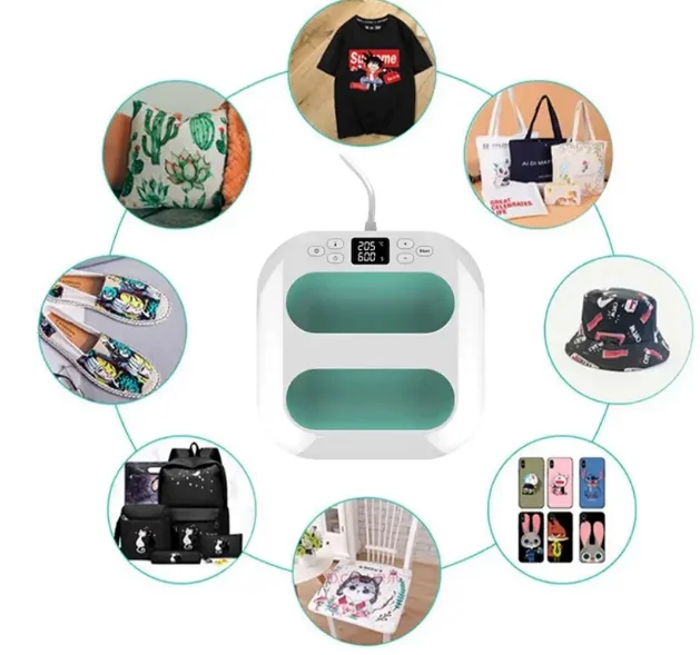 Mini T-shirt Hot Stamping Machine, Small Hot Stamping Handheld Hot Stamping Machine, Home Marking Machine, Bean Puzzle