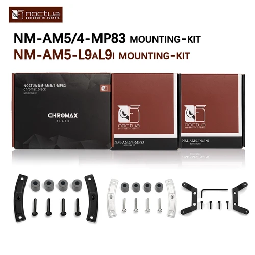 Noctua NM-AM5/4-MP83 MP78 L9aL9i kit de montaje enchufe de AMD-AM5-AM4 para enfriador de CPU Noctua AMD-AM5-AM4 plataforma AM5 soporte de montaje