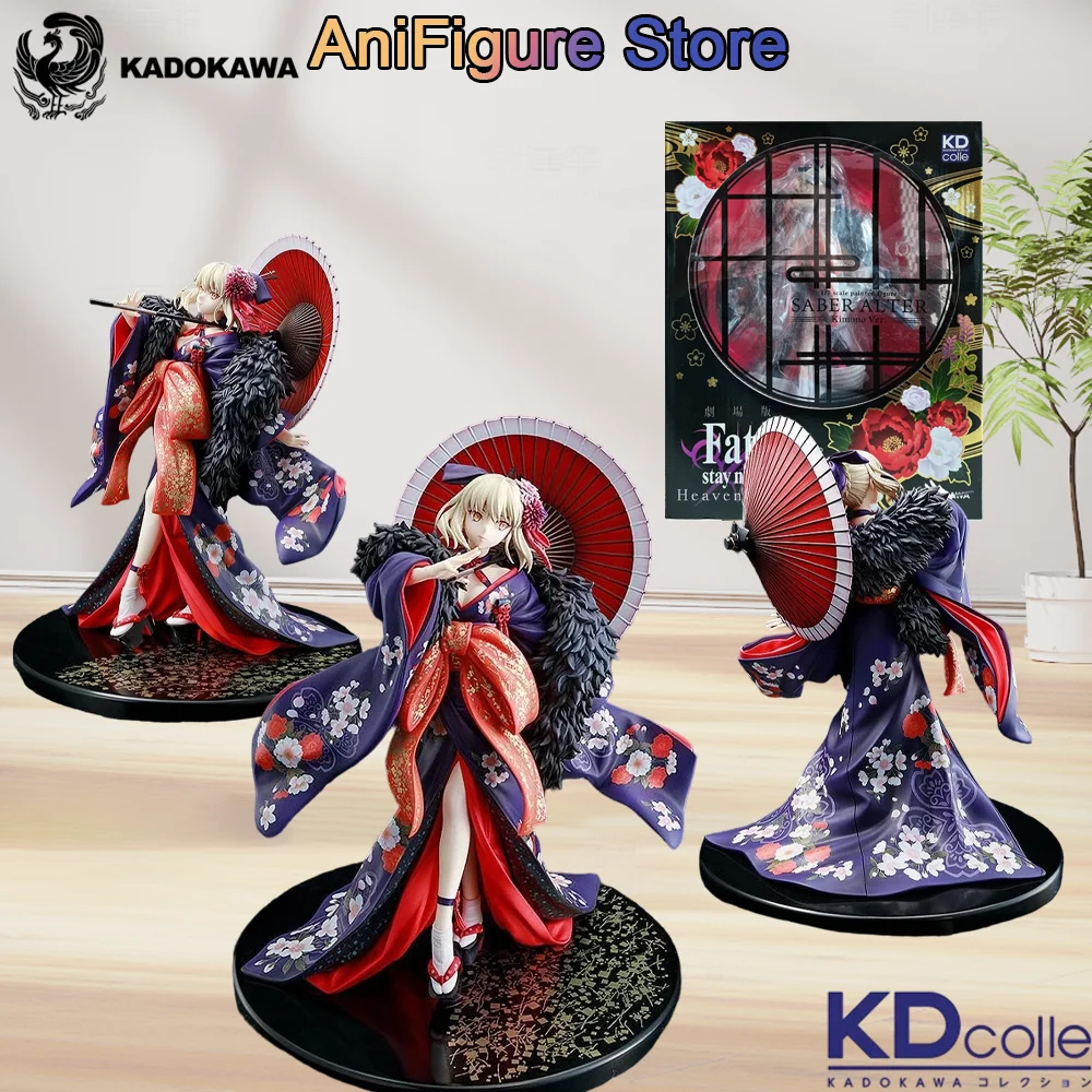 Genuine In Stock KADOKAWA KDcolle Fate/stay night Heaven's Feel Saber Alter Kimono Ver Figure Anime Boxed Toy Collectible