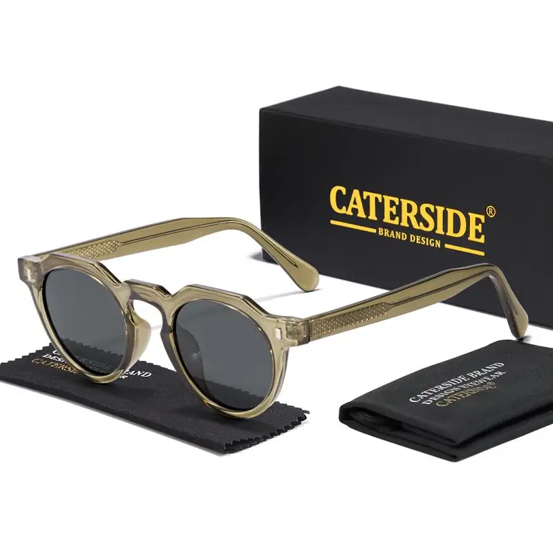 CATERSIDE Polarisierte Sonnenbrille für Herren, hochwertige Tr-90-Rahmen, Vintage-Sonnenbrille, Damen-Reise-Party-Brille, ideale Geschenke – Detail 7