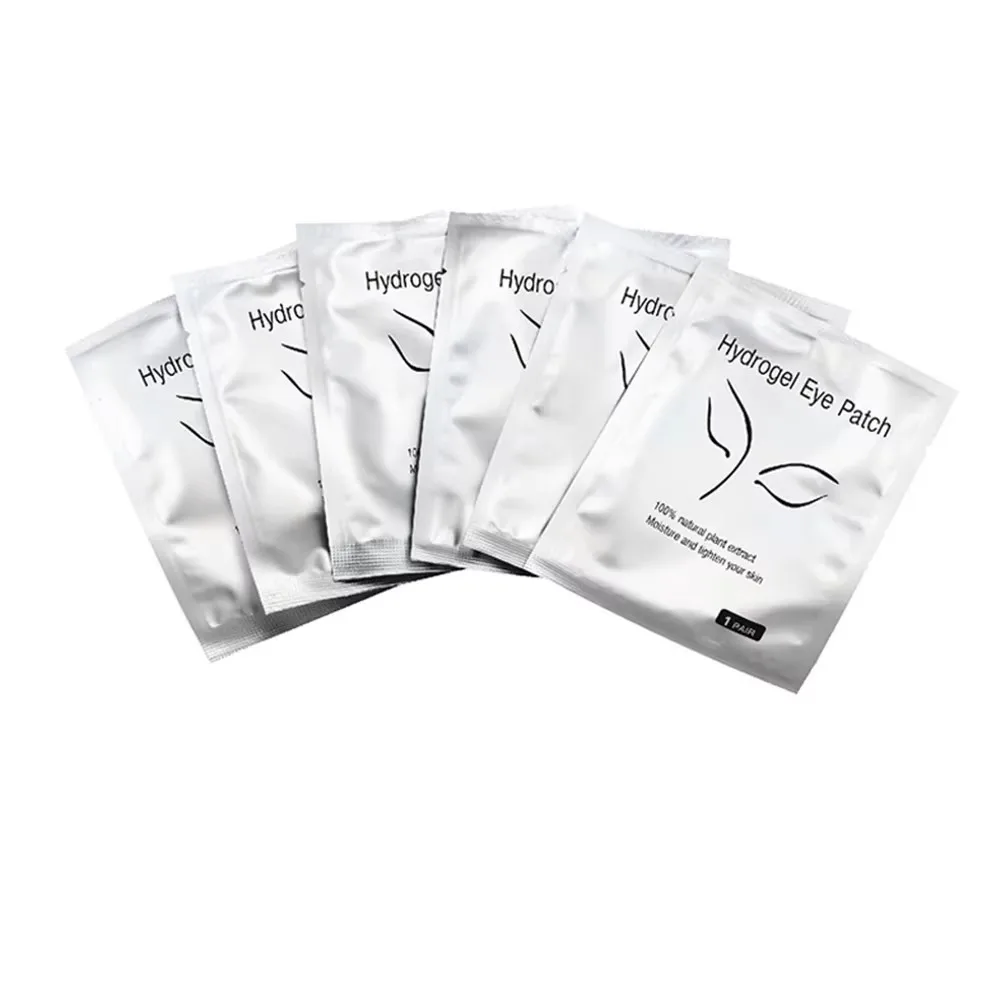 100 Paar Augenpads für Wimpernverlängerung, unter den Wimpern, künstliche Wimpern, Aufkleber, Wimpernverlängerungszubehör, Pads zum Aufbau von Augenlidern