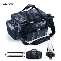 Goture Fishing Tackle Bags 600D Oxford 38*23*19cm Waterproof Outdoor Cycling Backpack Camping Picnic Bag Shoulder Bag Man 2024