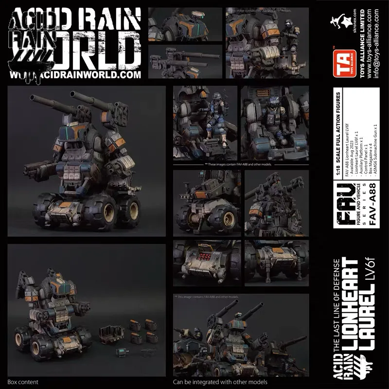 

【In Stock】Acid Rain War FAV-A88 Lionheart Laurel LV6f 1 /18 3.75-inch