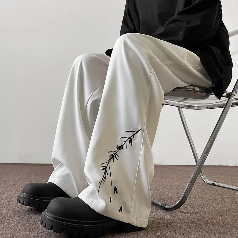 

Fluid Man Suits Pants Straight Work Classic Clothes Offer Stylish Dress Thin Casual Formal New In Elegant Suit Trousers for Men