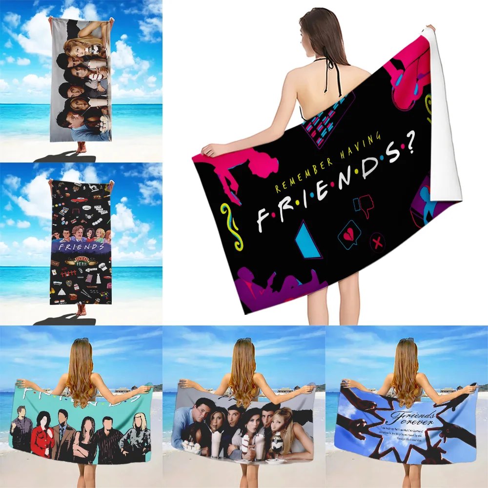 

Beach Towel Microfiber Sand Free Quick Dry Soft Sandproof Pool Towels Gift for Friends-TV SHOWS Women Travel Gym Shower Camping