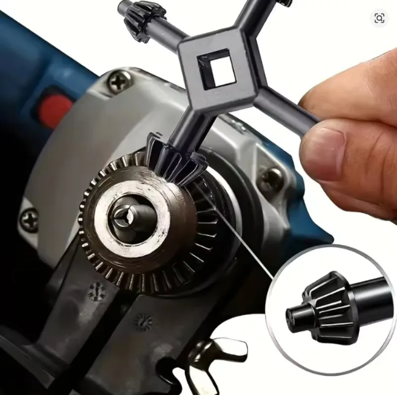 4-in-1 kruissleutel elektrische boorkop sleutelsleutels legering handboorhouder universele boorkop vervanging elektrisch gereedschap