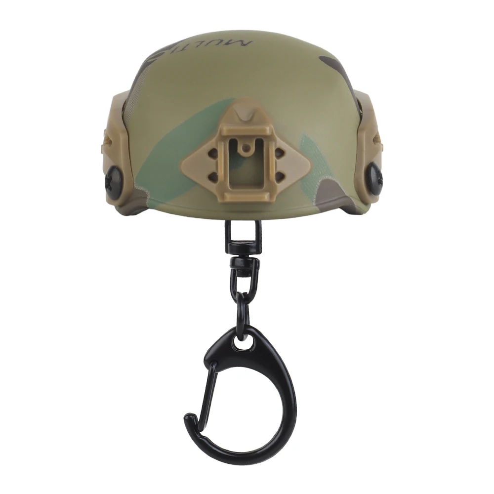 MK Tactical Helmet Model Keychain Key Ring Mini Beer Bottle Opener Keychain Backpack Hanging Militar Collect Gift Equipment