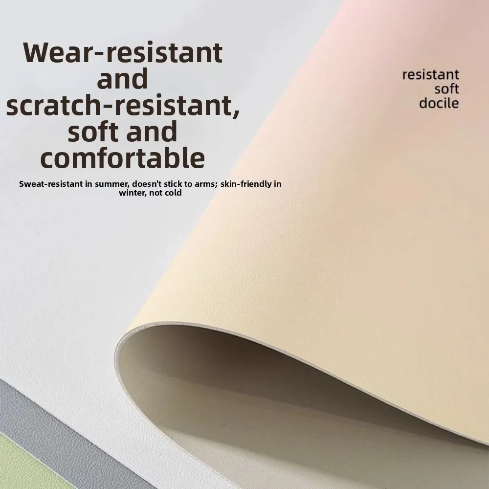 Mouse Blotter Pad Waterproof Desk Mat Non-Slip Oil-proof Desk Blotter Pad Leather Dopamine Large Table Mat Learning