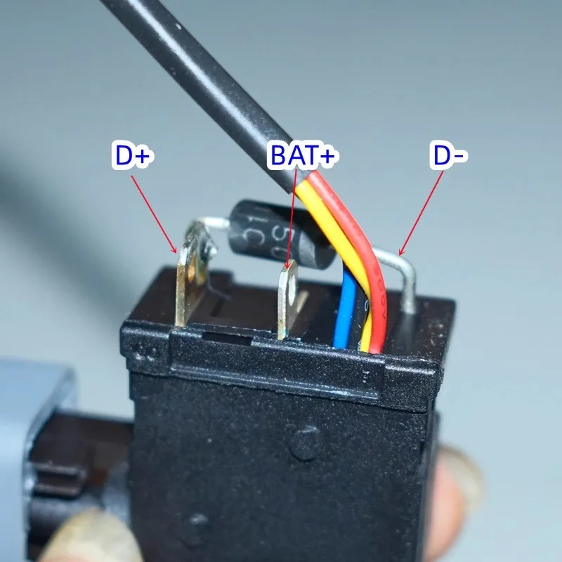Split type high-power electric tool speed control press switch forward and reverse 24V 20A brushed motor switch dc
