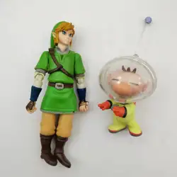 Olimar Pikmin Link Legends Games Action Figures Japan Model Original Doll Gift Collectibles Anime Toys Decor No Box