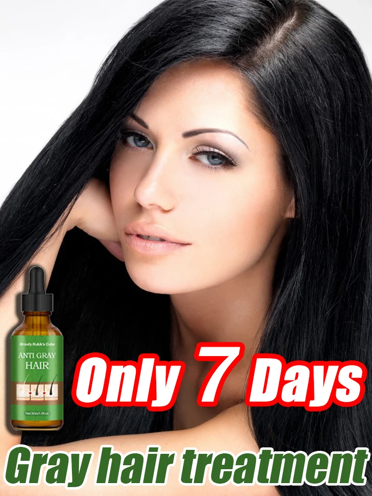 Anti Gray Hair Serum Remedy White Darkening Products