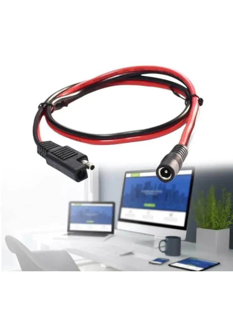 

R53C 240W 20A Powerful Solar Energy Adapters SAE To DC5.5x2.1 Female Cord 60cm/23.62in