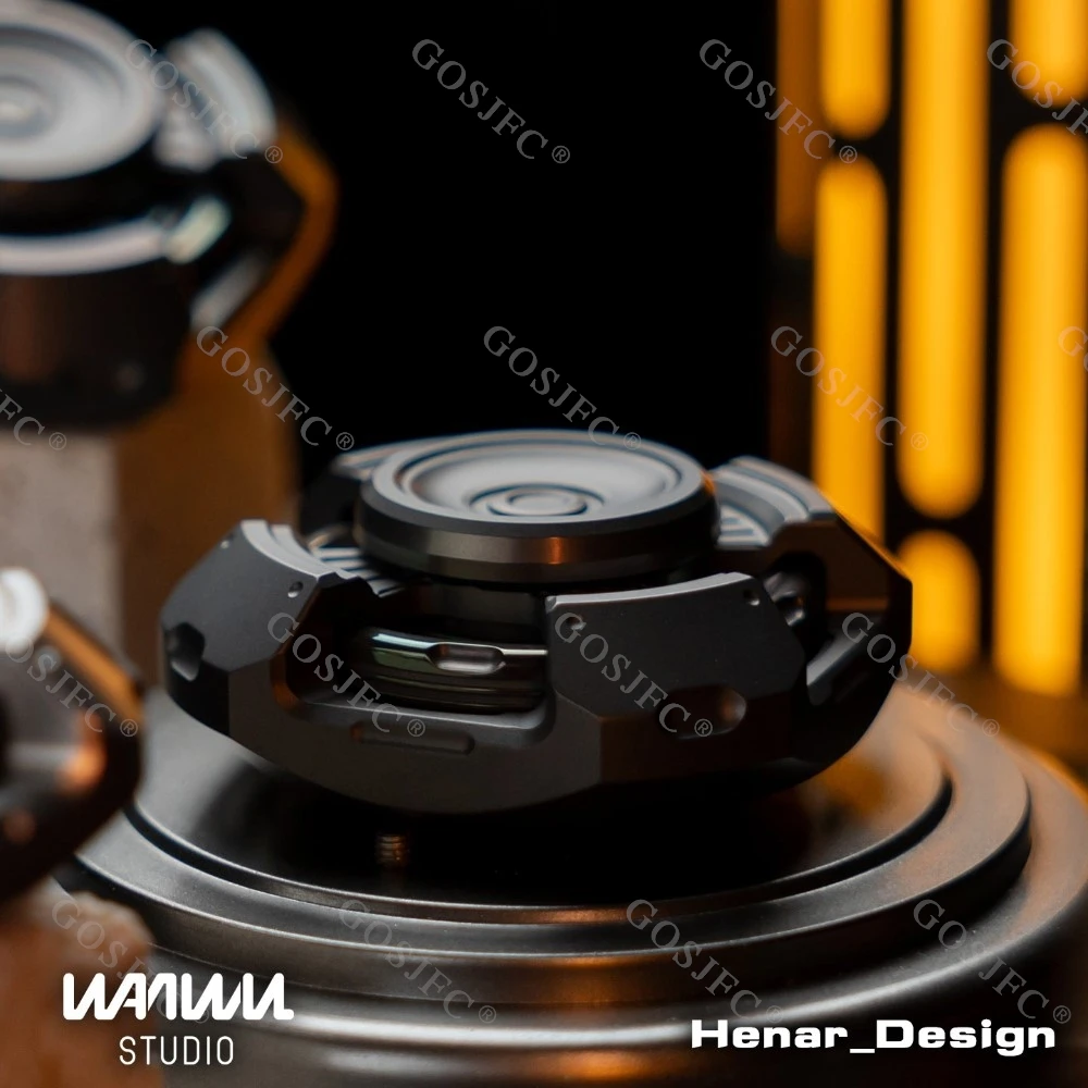 WANWU EDC Nfe transmetteur liaison Spinner Zirconium Fidget Spinner Fidget jouets pour adultes soulagement de l'anxiété Gadgets nouveauté jouet