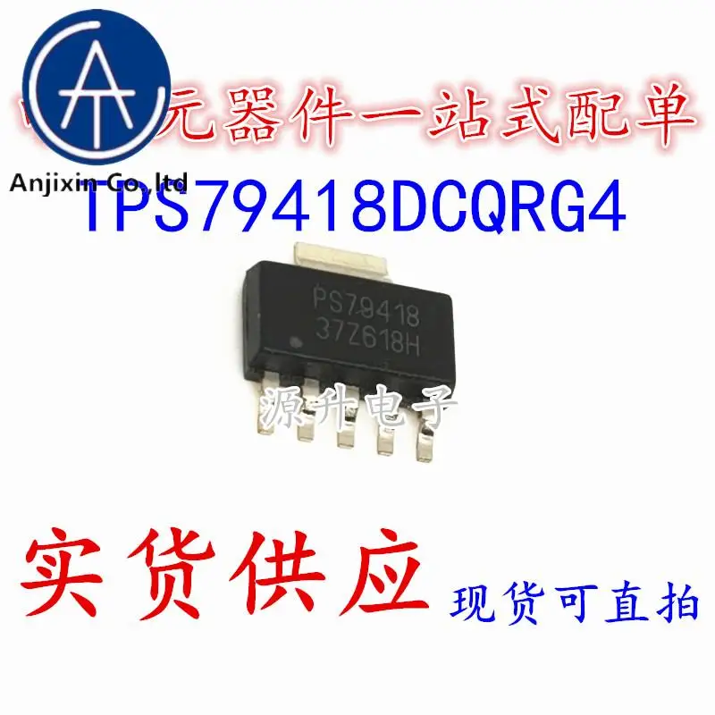 10 Chiếc 100% Orginal Mới TPS79418DCQRG4 Lụa PS79418 Tuyến Tính Điều SOT-223