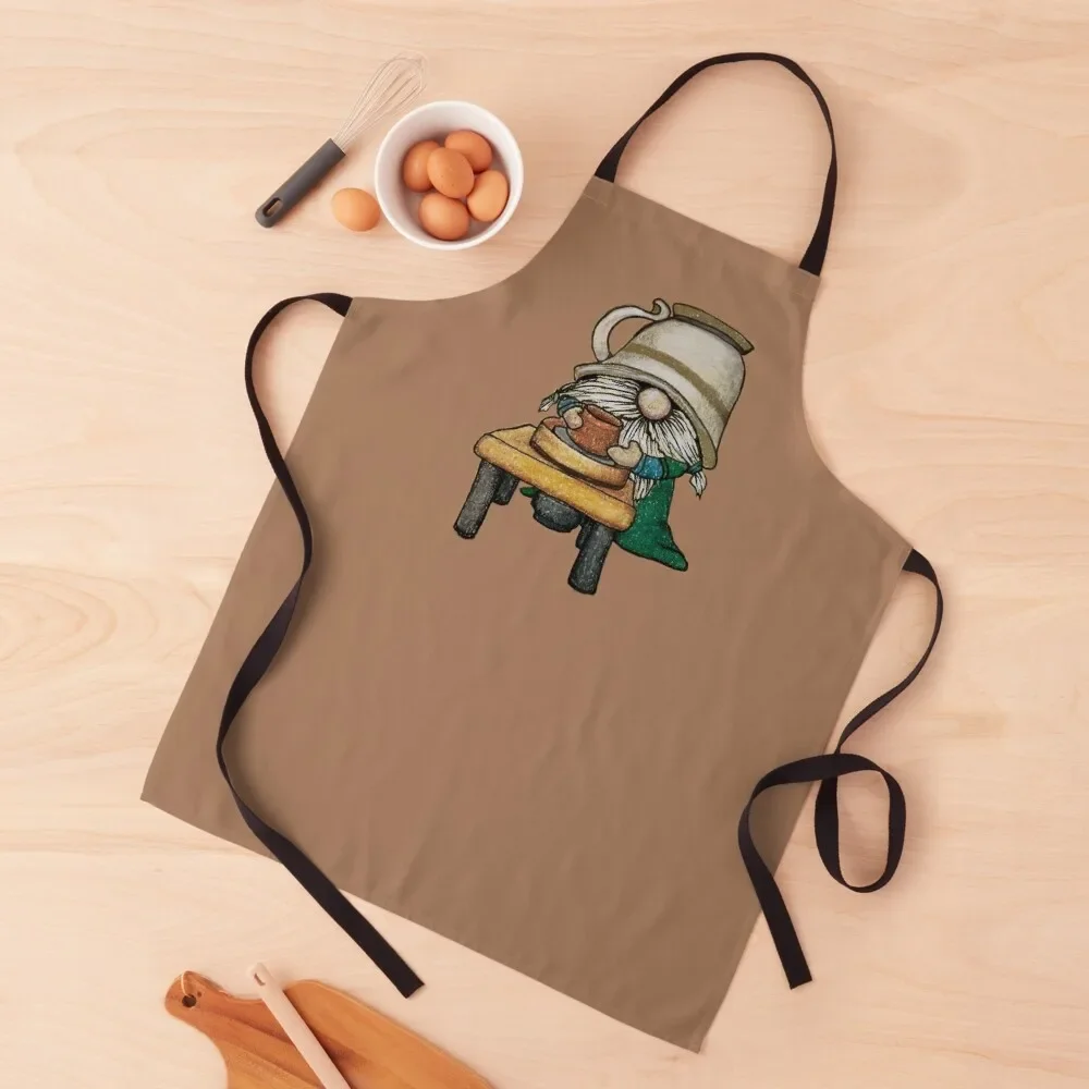 

Gnome Potter Apron kitchen item House Things For Home And Kitchen Apron