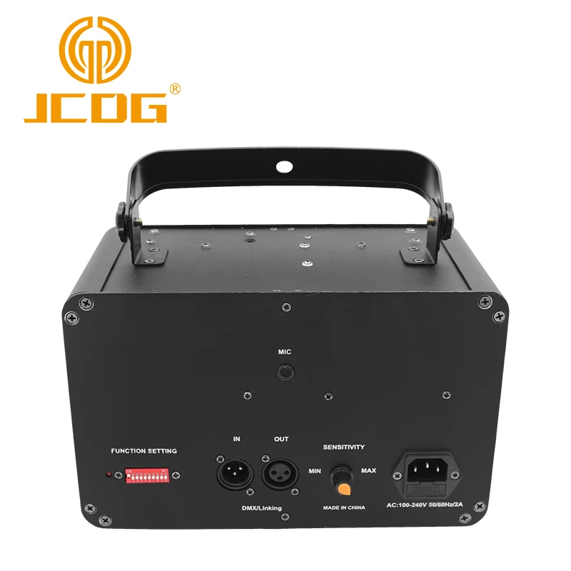 Jcdg工場出力400w rgbビームライン4レンズパターンプロジェクターマルチカラーdmxレーザー照明パーティーDJナイトクラブ用