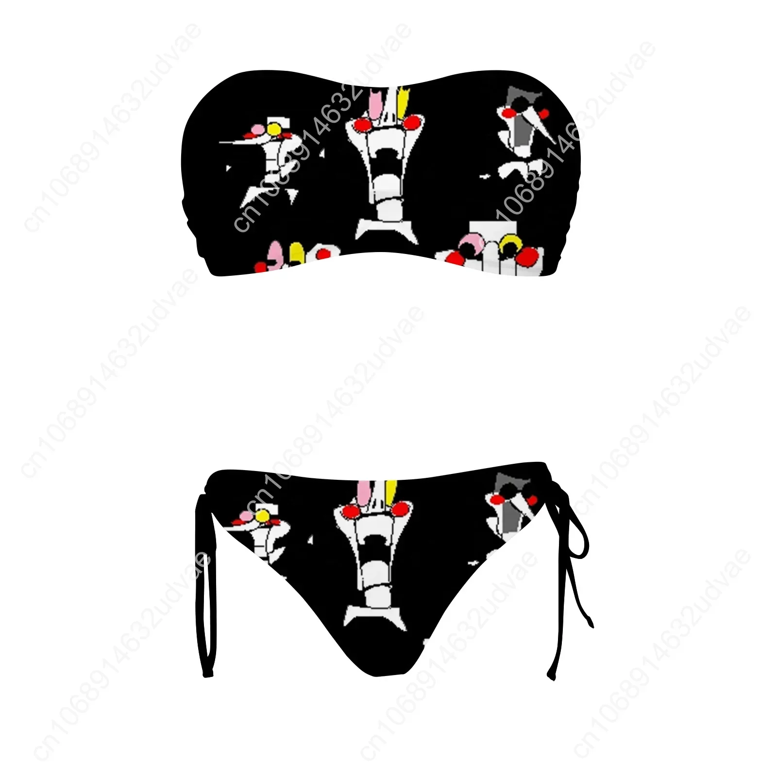 Maluma Swimsuit Womens Drawstring Two Piece Set Bathing Suits Personalized Swimwear Pool Party Bikini Customize Beachwear
