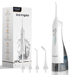 Hilo Dental de agua D52, limpiador de dientes portátil, IPX7 resistente al agua, 4 chorros, 3 modos