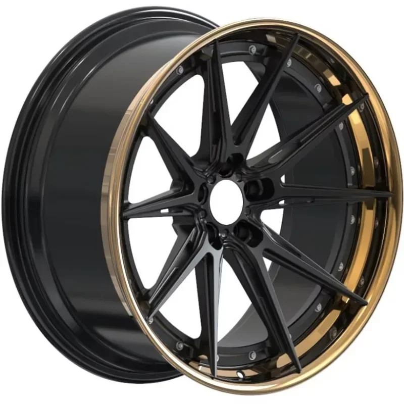 

Custom Polished Forged Wheels 2 Piece Forged Rims 18 19 20 21 22 23 24 Inch 5x112 5x114.3 Aluminium Alloy Forged Wheel