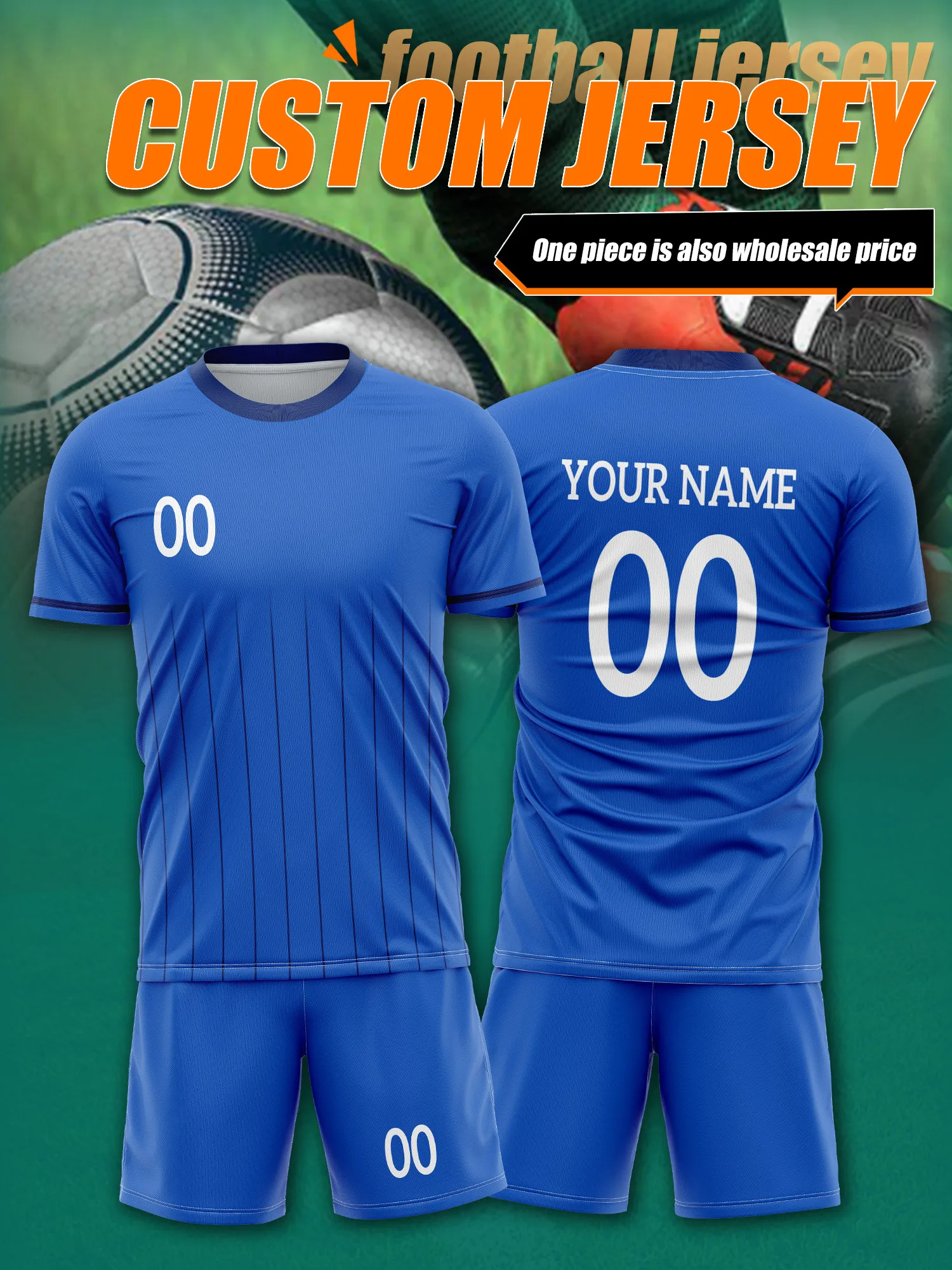 

Футбольная майка с индивидуальным номером и именем, тренировочная футболка для юношеской академии клуба, легкая эластичная форма для юниоров