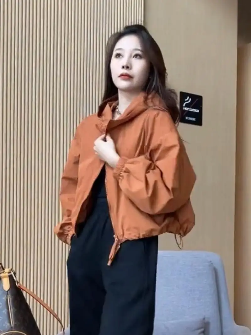 

Casual Coats Hooded Trench Coat Button-Up Year Trim Washed Shaped Roupas Femininas Notch Lapel Detail Windcheater Ankle-Length