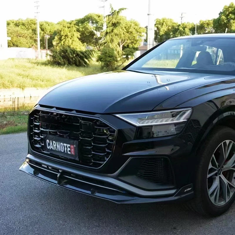 Suitable for RSQ8 Model RSpider Modification Part Dry Carbon Fiber Lip Car Add-on Front Spoiler