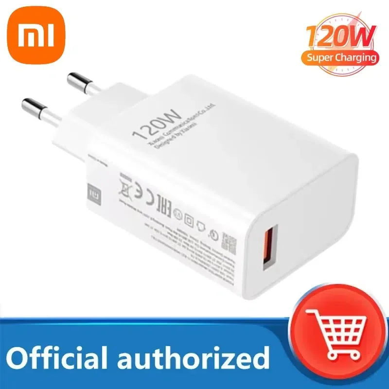 Xiaomi 120W QC 3.0 Type C USB Charger PD Fast Charge For IPhone 12 13 Samsung S21 Huawei Mobile Phone EU/US Plug Wall Charger