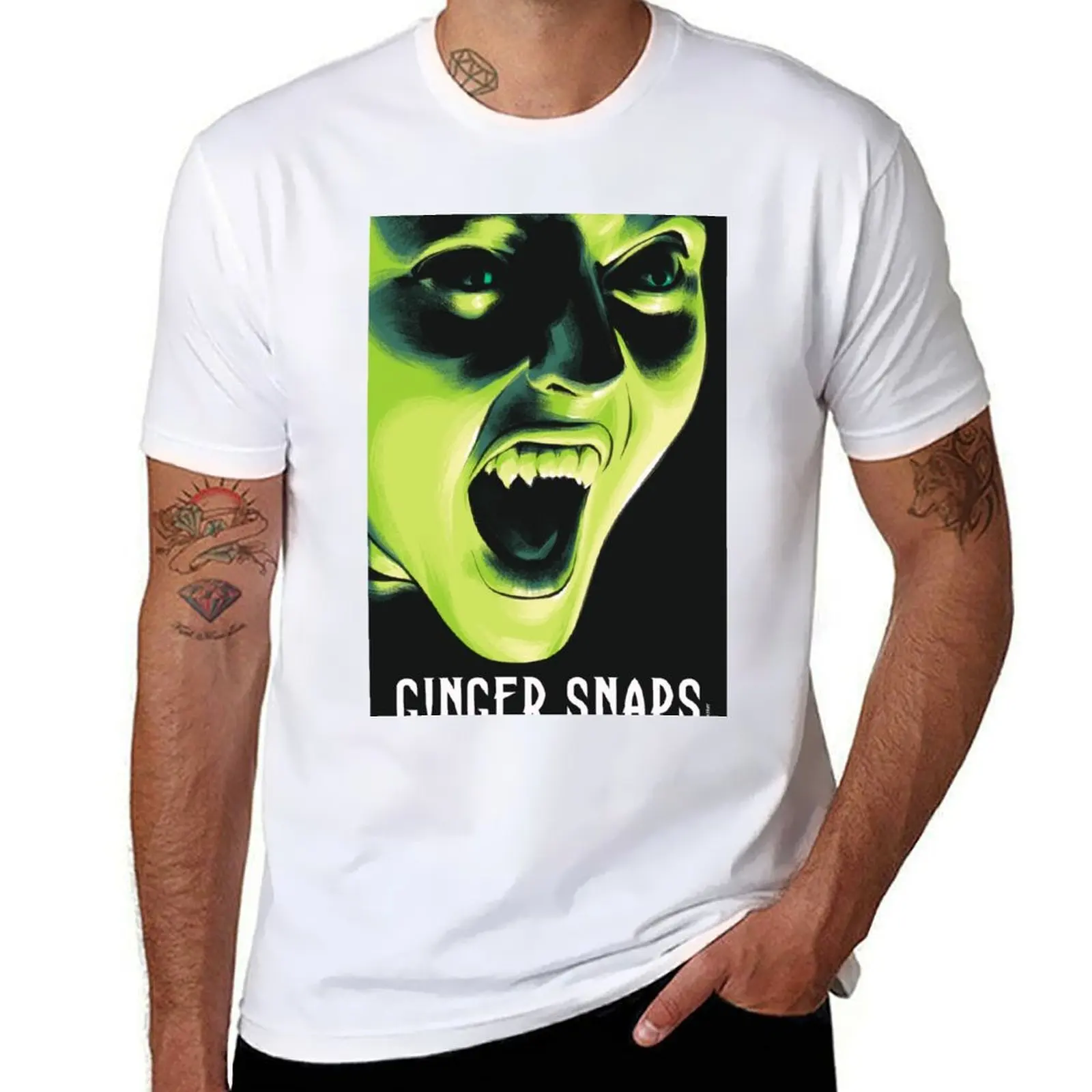 

Ginger Snaps Variant Movie Art T-Shirt men t shirt cotton 100% anime t shirts for man essential t shirt T-shirt