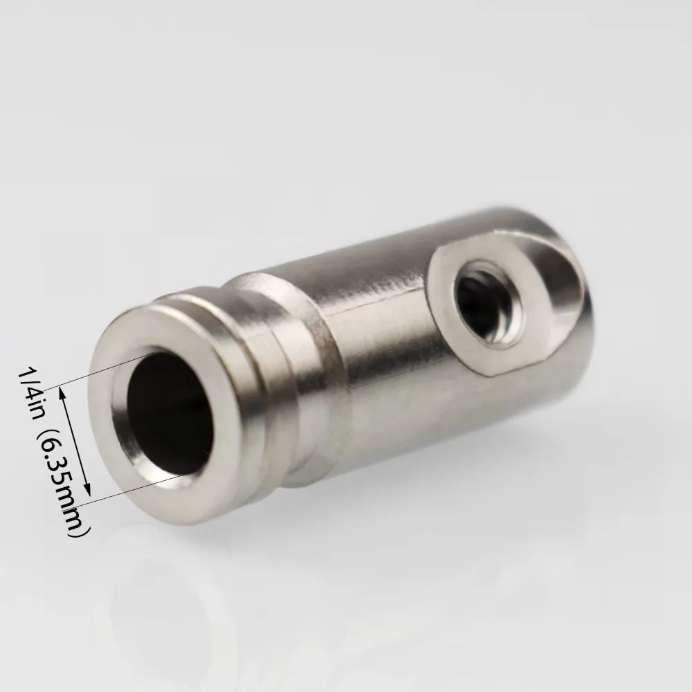 OD 6.35mm Tube 1/4” Pipe Slip Lock Connector Leak Resistant Push-to-Connect Pipe Fitting Nozzle Straight Connector