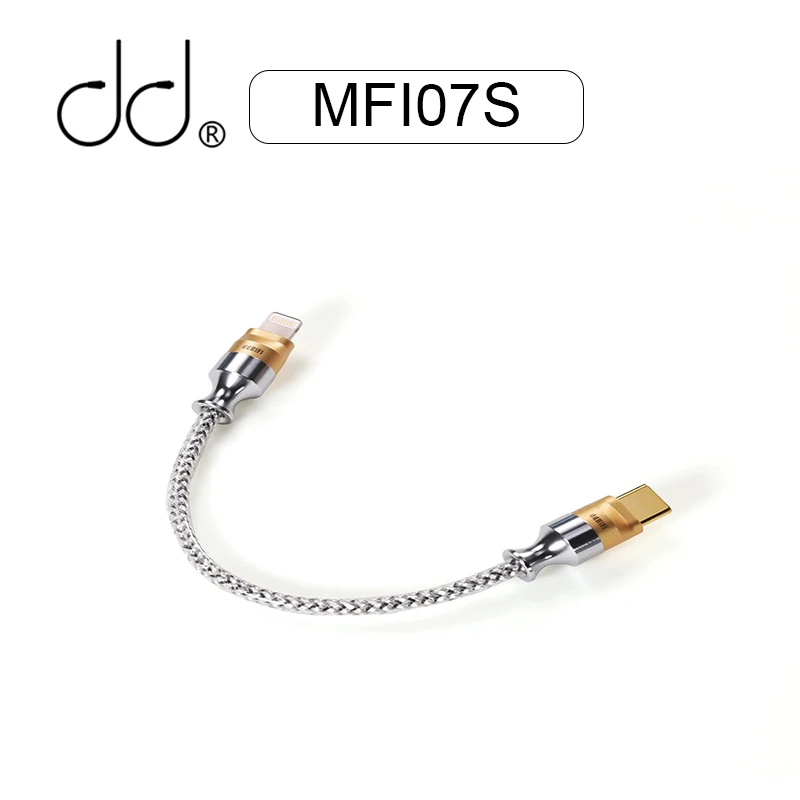 

DD ddHiFi MFi07S Nyx Series Silver Shielded Light-ning HiFi OTG Cable with Supercharged High Current OTG Plug v.2.0 (10cm/ 50cm)