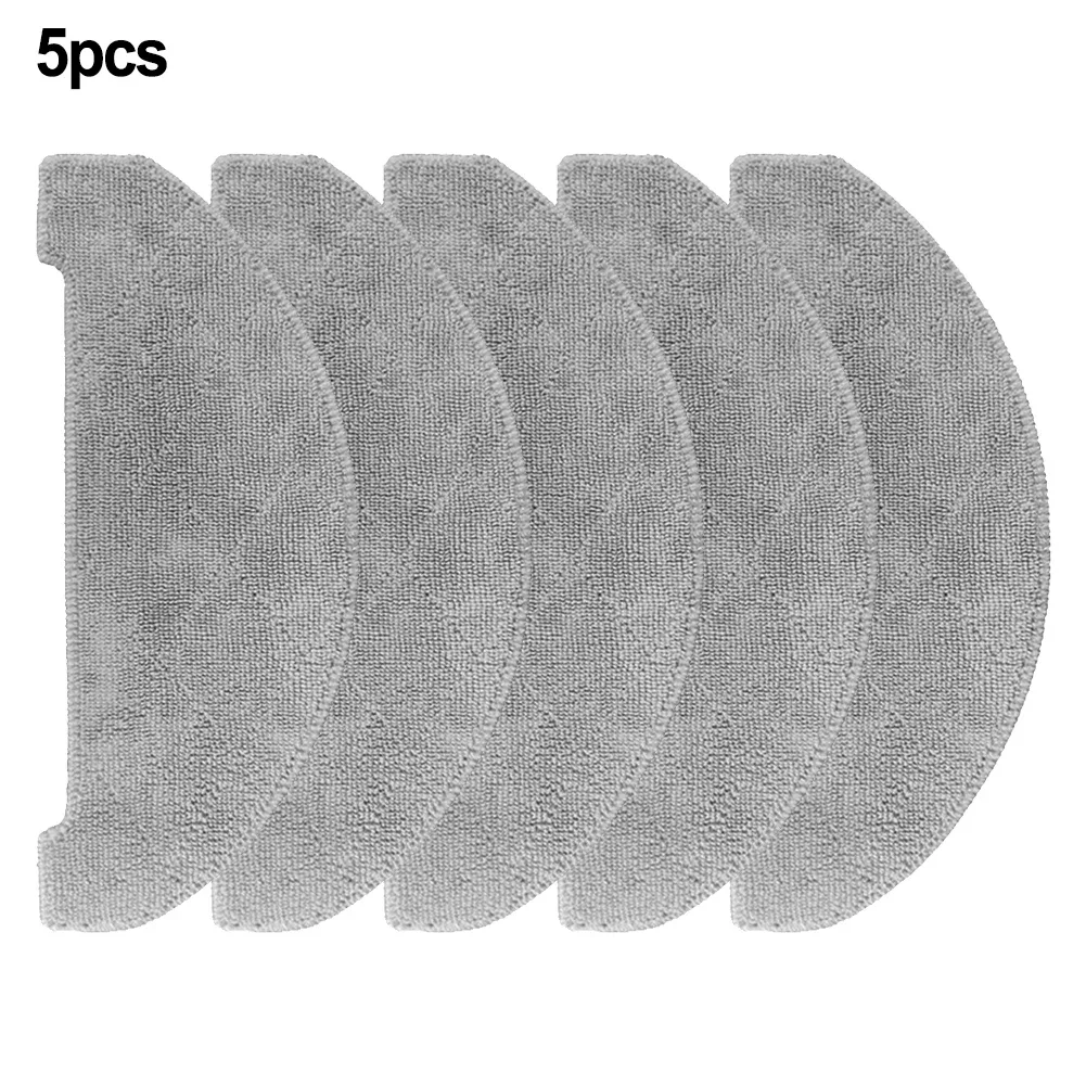 

5pcs Microfiber Mop Cloths Kit For Ultenic For T10 Lite Robot Vacuum Cleaner Replacement Parts Household Convenient Mop Cloths