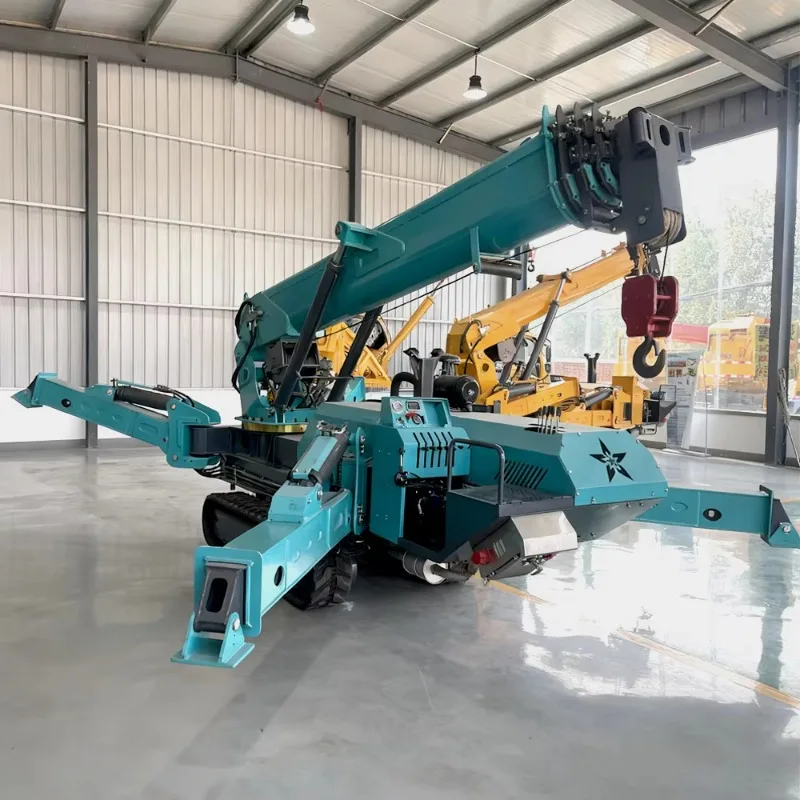 

Telescopic Spider Crane Miniature Crane Wireless Remote Control Crawler Walking Mini Folding Self-propelled Spider Cranes