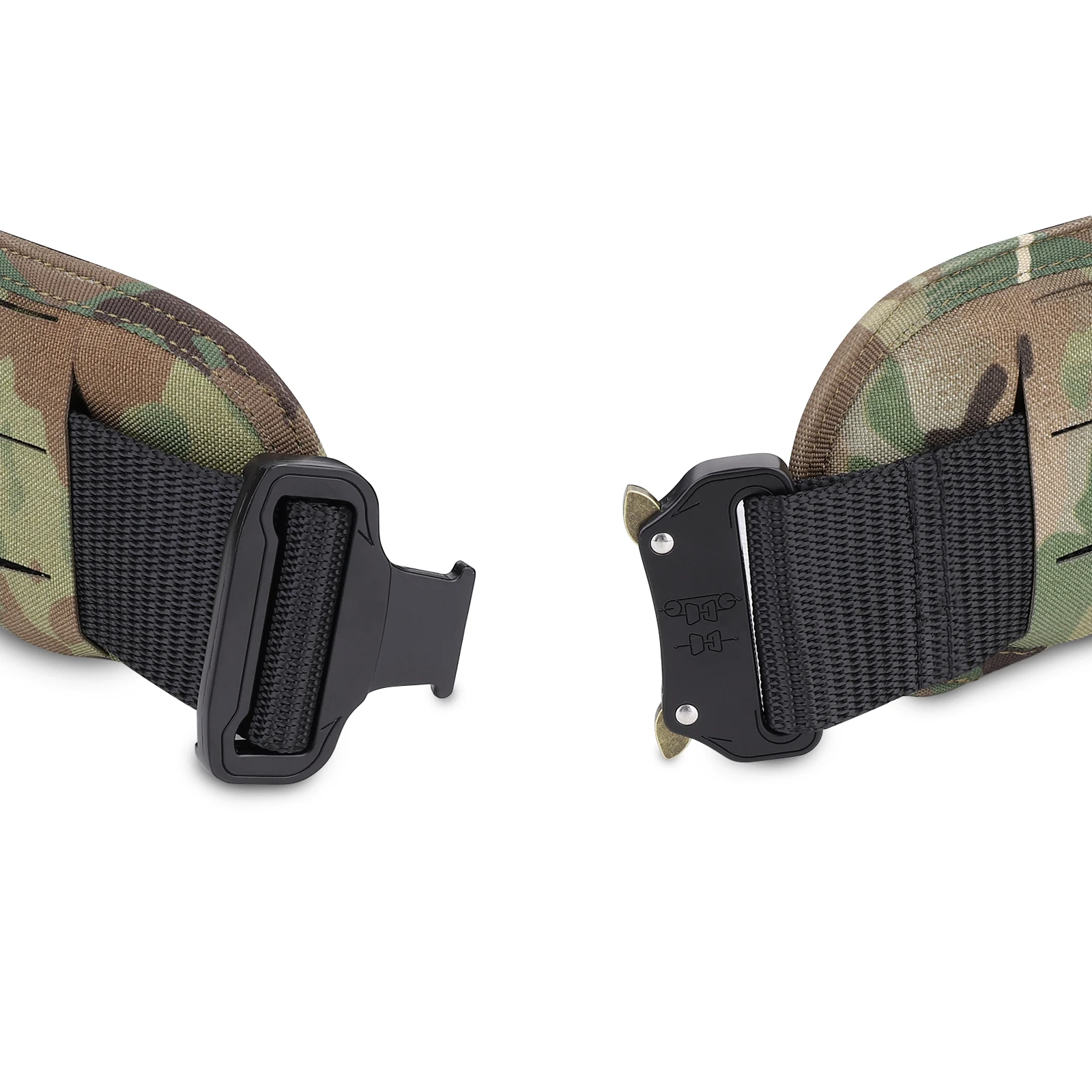 KRYDEX cintura imbottita tattica a sgancio rapido Airsoft CS Combat Molle Belts Duty Paintball cintura in vita gioco di guerra accessori per la