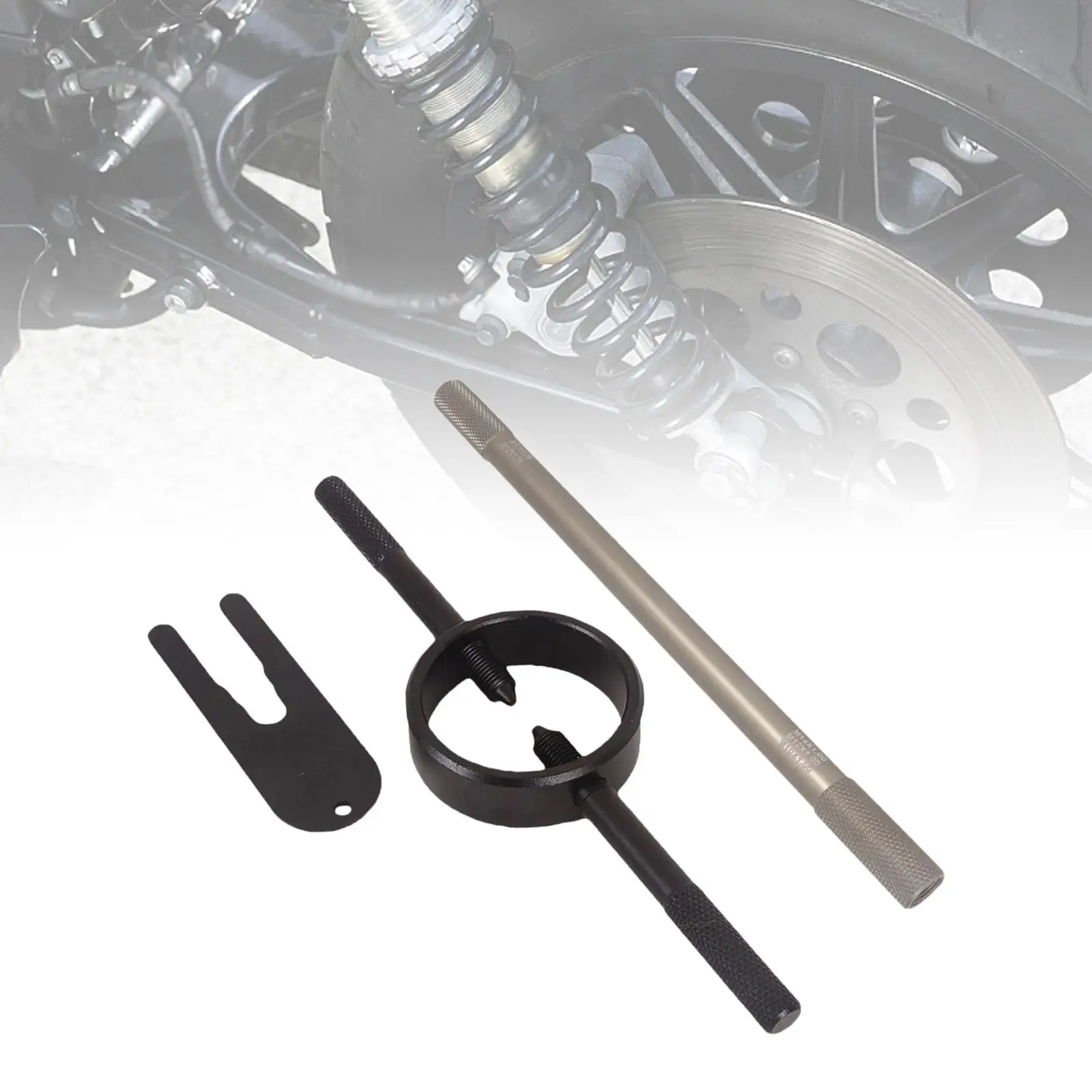 Motorcycle Fork Service Tool Kit with Damper Rod Simple Assembly Metal Material Adjustable Compression Force Generic