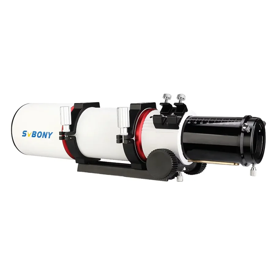 Svbony SV550 80mm Aperture APO Triplet Refractor and Fast f/6 Focal Ratio Great Travel Telescope for Deep-sky Observation