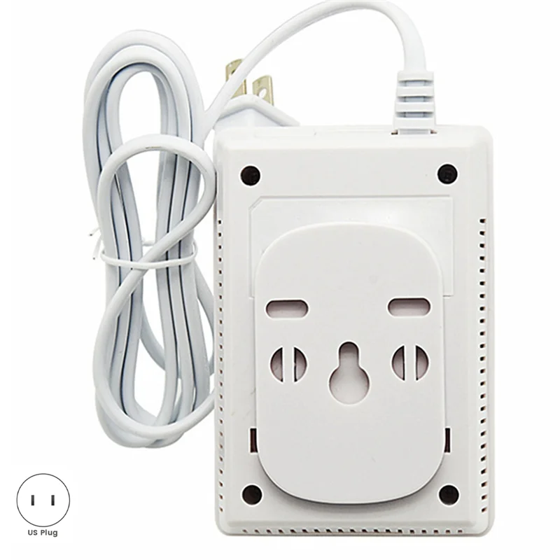 【Горячая】812 газовая сигнализация, бытовой детектор сжиженного газа с электромагнитным клапаном, сигнализация против утечки, автоматическое закрытие клапана, вилка стандарта США