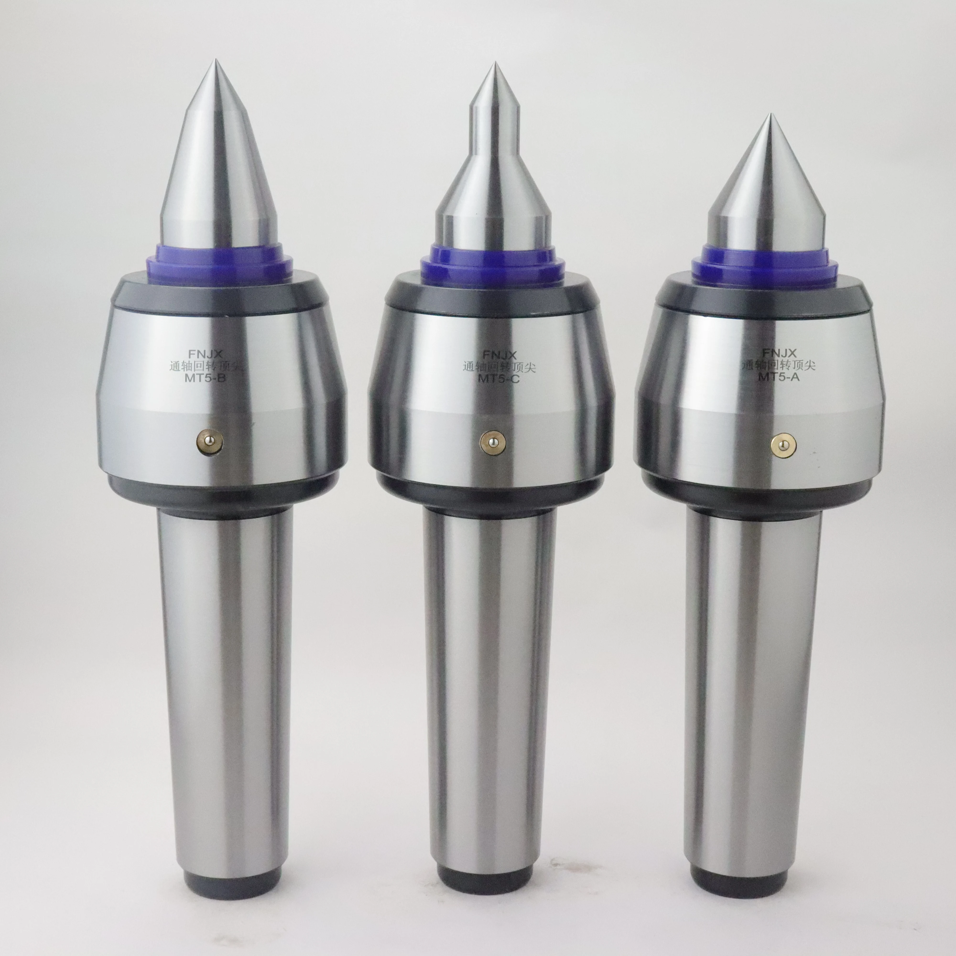 Rotating center, Morse No. 4 and No. 5 shockproof tool through-shaft, high-grade bearing, live center, CNC lathe rotating probe