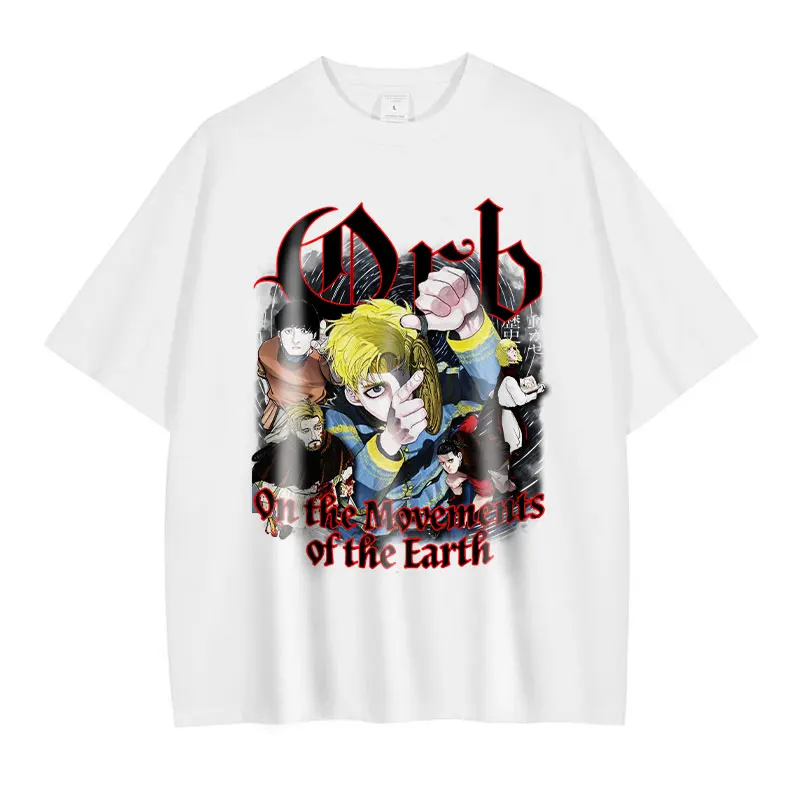 Anime Orb On the Movements Earth T Shirt Vintage Washed Orb T