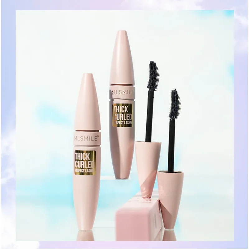 MLSMILE Mascara volumisant imperméable et résistant aux taches, 5 couleurs, allongeant et Dense