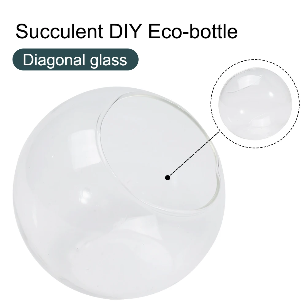 Terrarien behälter für Mikro landschaften, elegantes Design mit offenem Mund, ideal für Hochzeiten, Party dekorationen, klares Glas