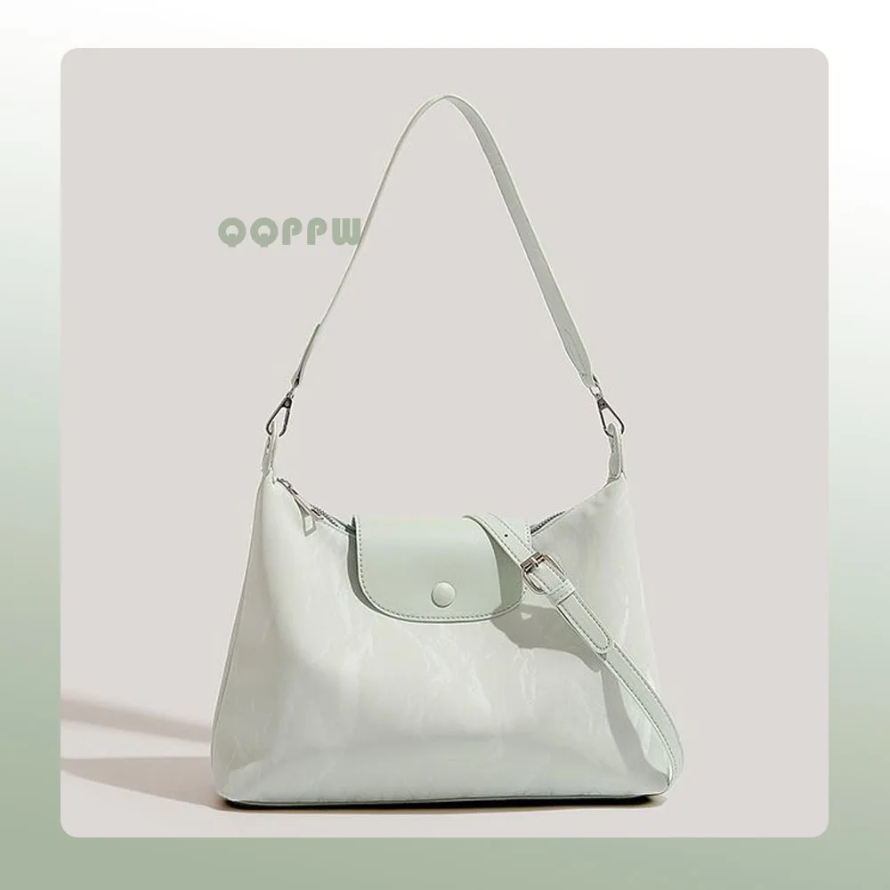 

Новая модная женская большая сумка большой вместимости с нишевым дизайном, многофункциональный рюкзак с двойным плечом и гравиентом ручной работы