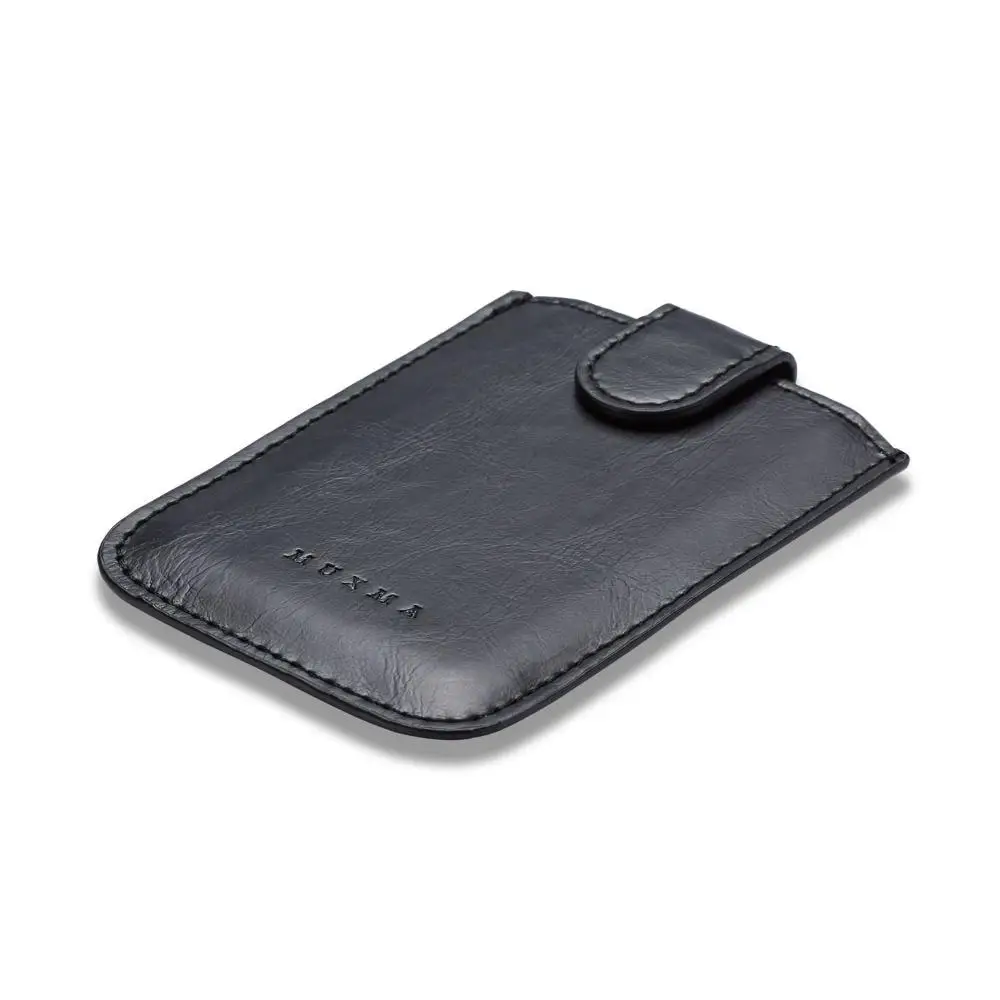 Fashion New 5 Card Pockets Phone ID Card Holder Men Women PU Leather Wallet Card Holder Bag Adhesive Case Pouch