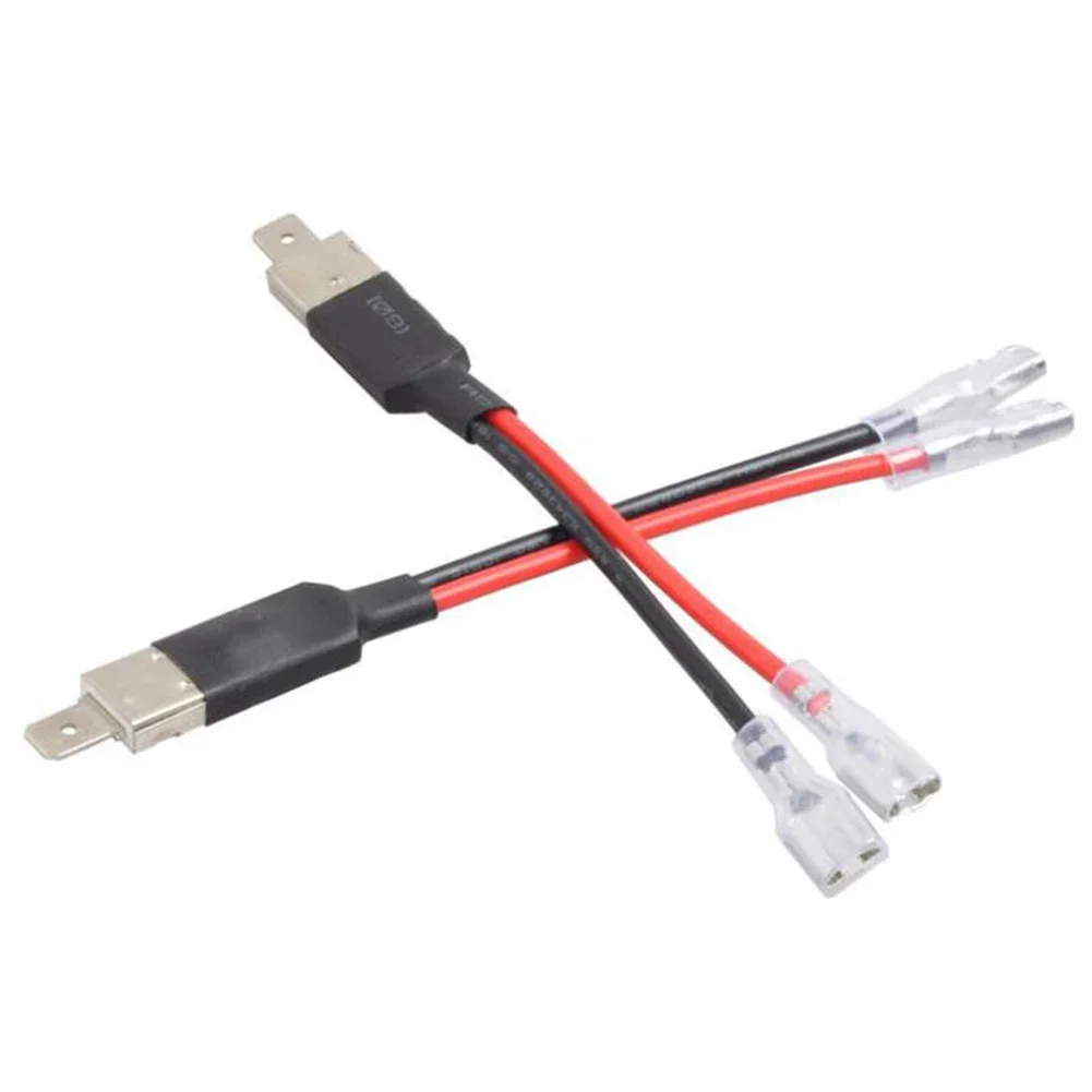 2pcs Car H1 LED Headlight Wiring Harness Conversion Adapter Cable Line for LED Headlight Bulbs Accessories