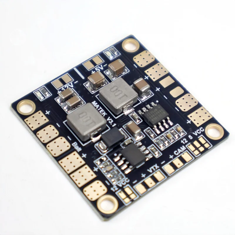 1pcs Matek Mini Power Distribution Board PDB, for FPV QAV250 ZMR250 Multirotor Quadcopter with BEC5V and 12V