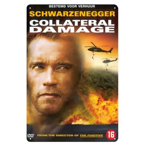 Collateral Damage arnold schwarzenegger Movie Metal Poster Tin Sign 20x30cm  -Aluminum